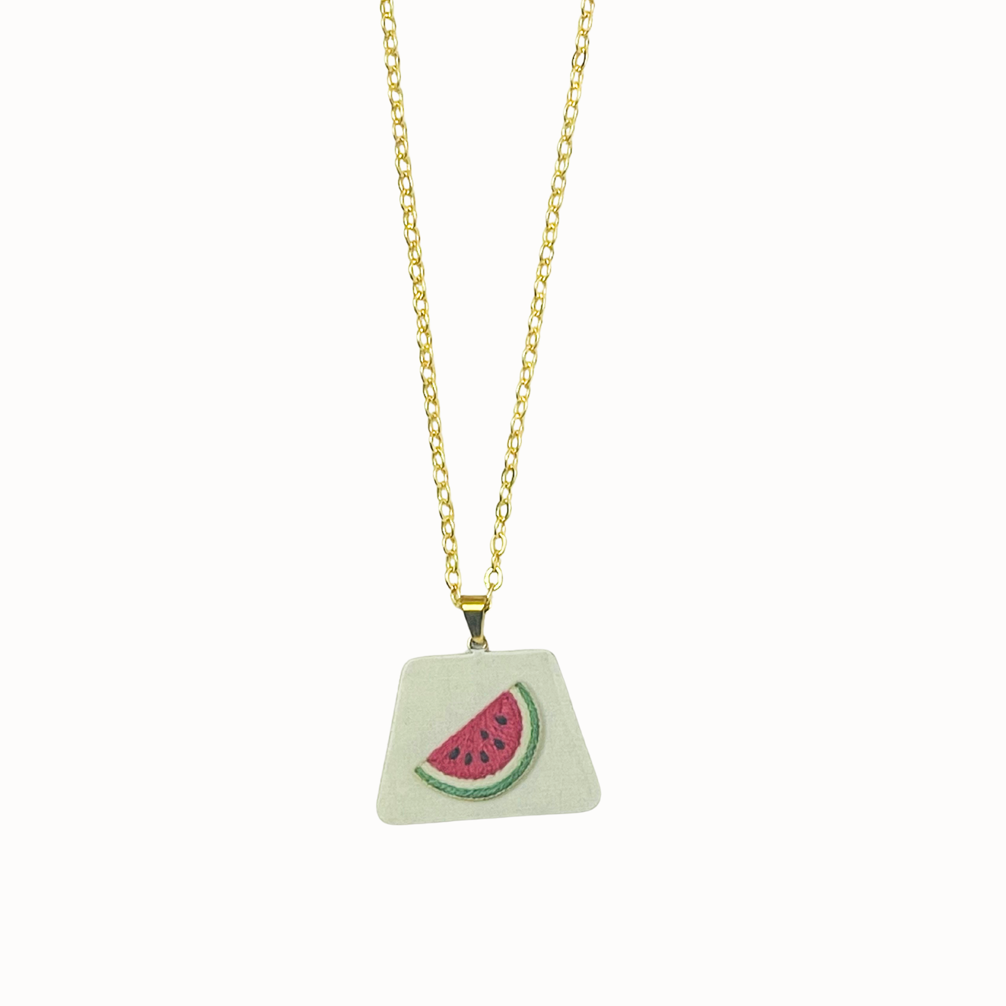 Watermelon Pendant Necklace