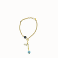 Dainty Evil Eye Charm Bracelet
