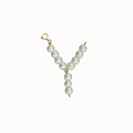 Pearl Letter Charm (Y)