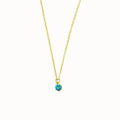 Aquamarine Crystal Necklace