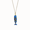Blue Fish Necklace