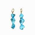 Blue Lagoon Triple Drop Earrings