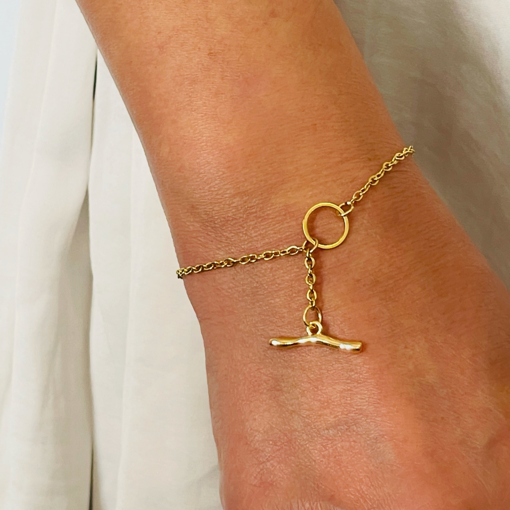 Circle Lariat Bracelet