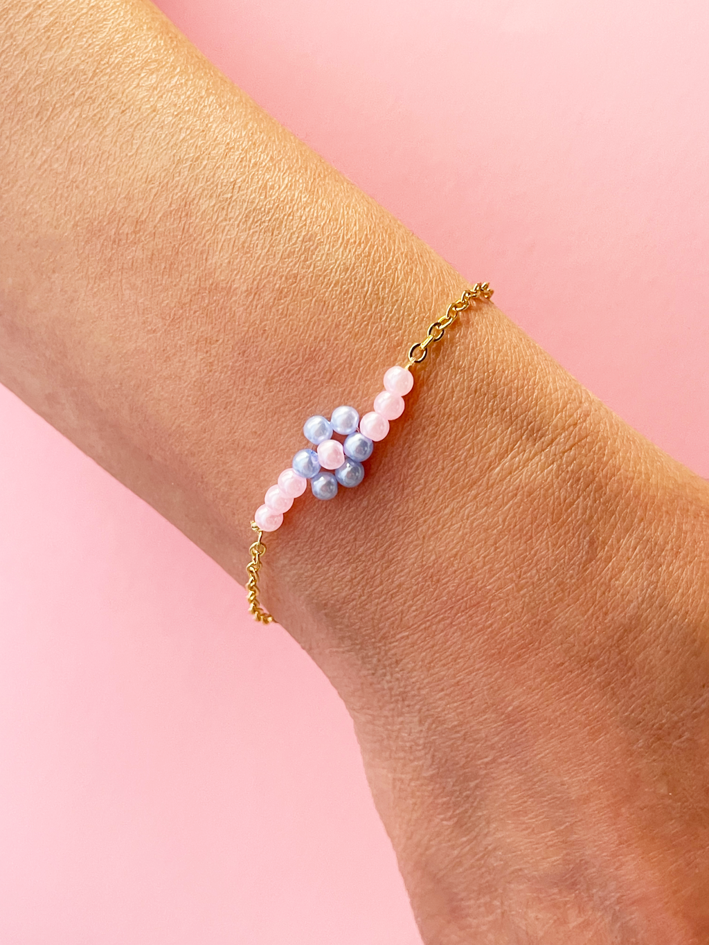 Daisy Bead Bracelet