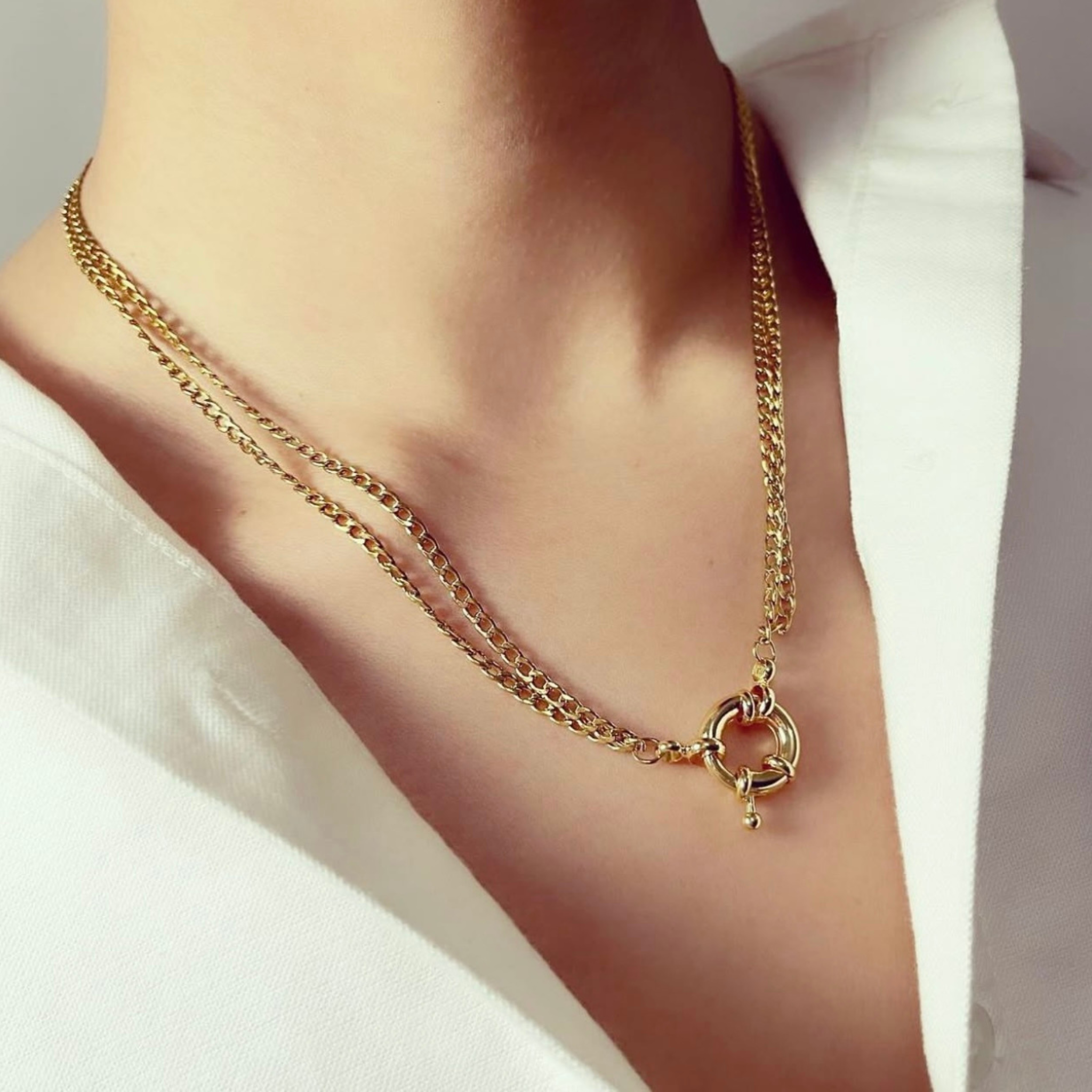 Double Layered Sailor Necklace