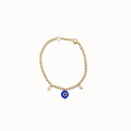 Evil Eye Pearl Bracelet