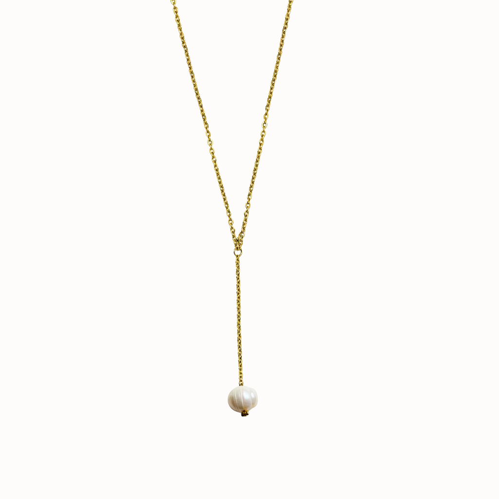 The Nacre Lariat Necklace