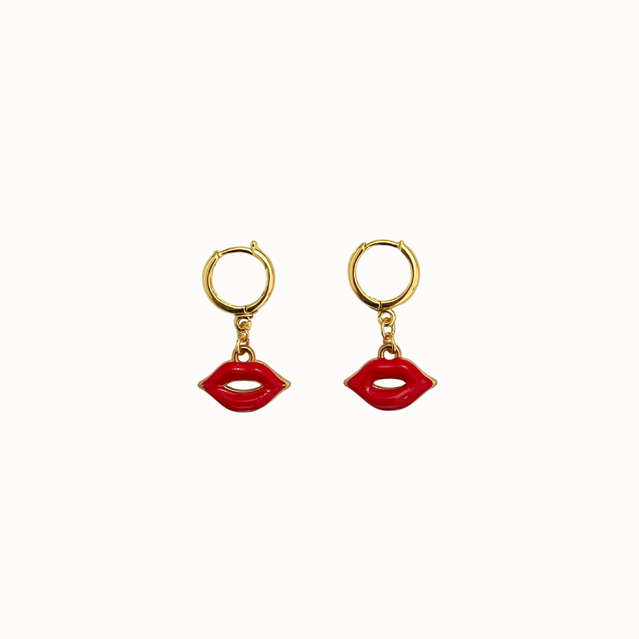 Red Lips Earrings