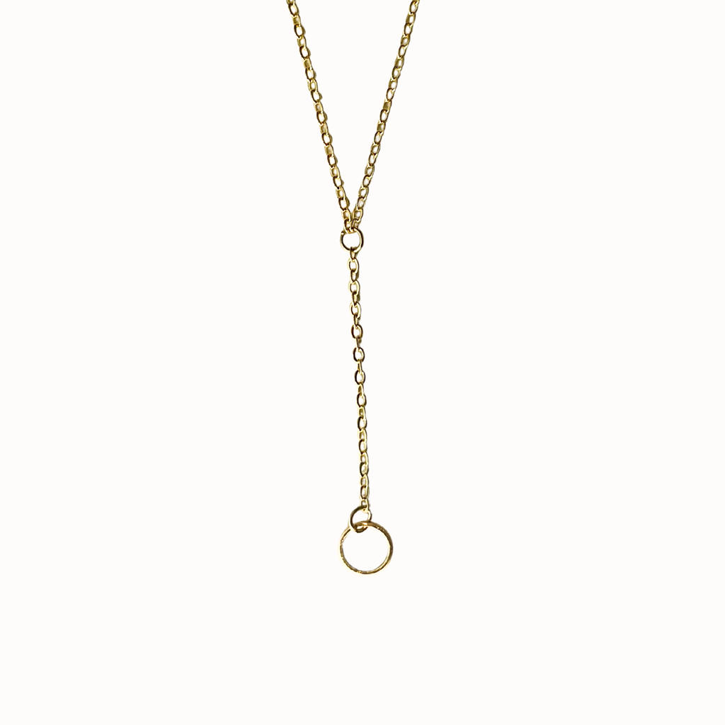 Circle Lariat Necklace