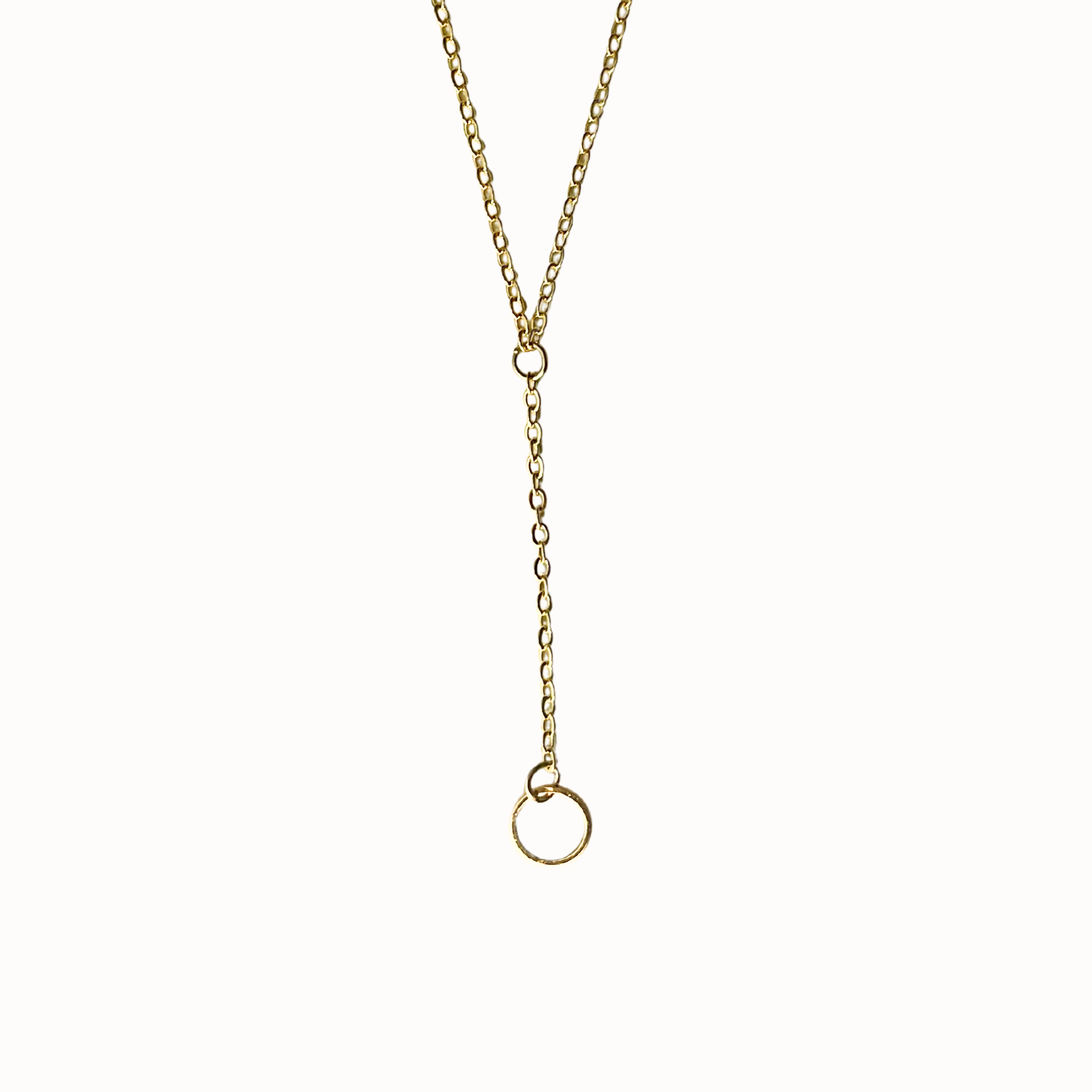Circle Lariat Necklace
