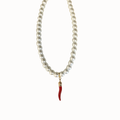 Statement Cornicello Pearl Necklace