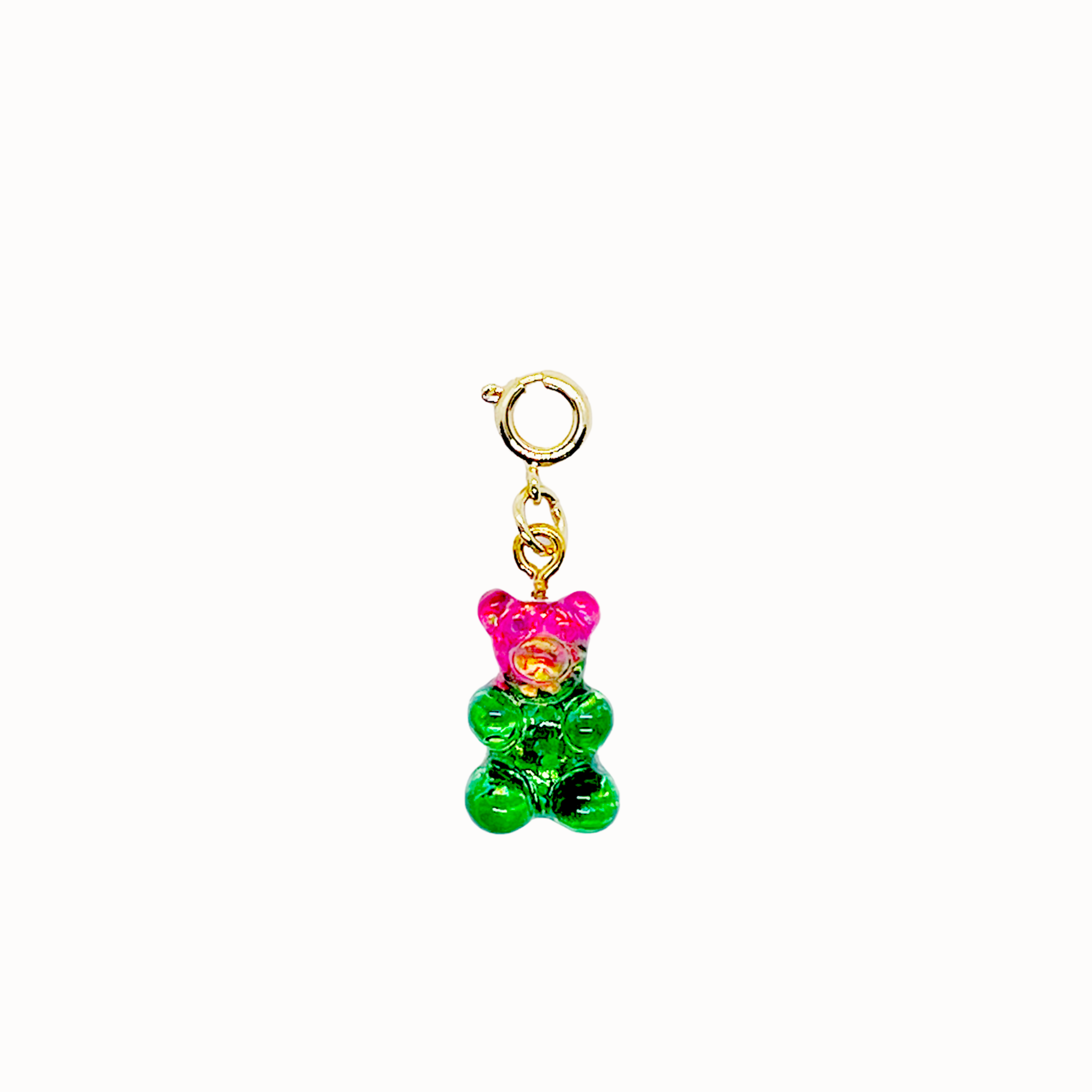 Dual Tone Gummy Bear Charm