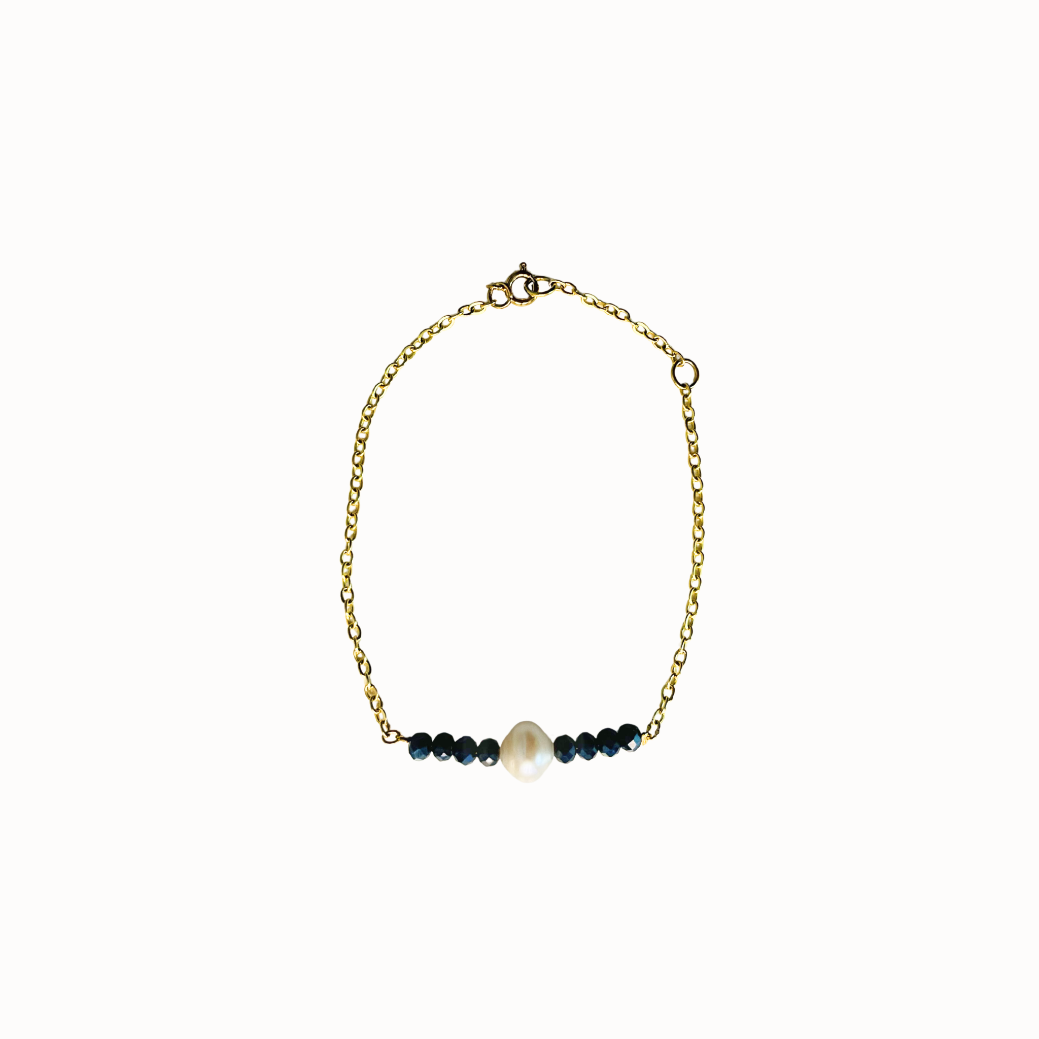 Midnight Pearl Bracelet