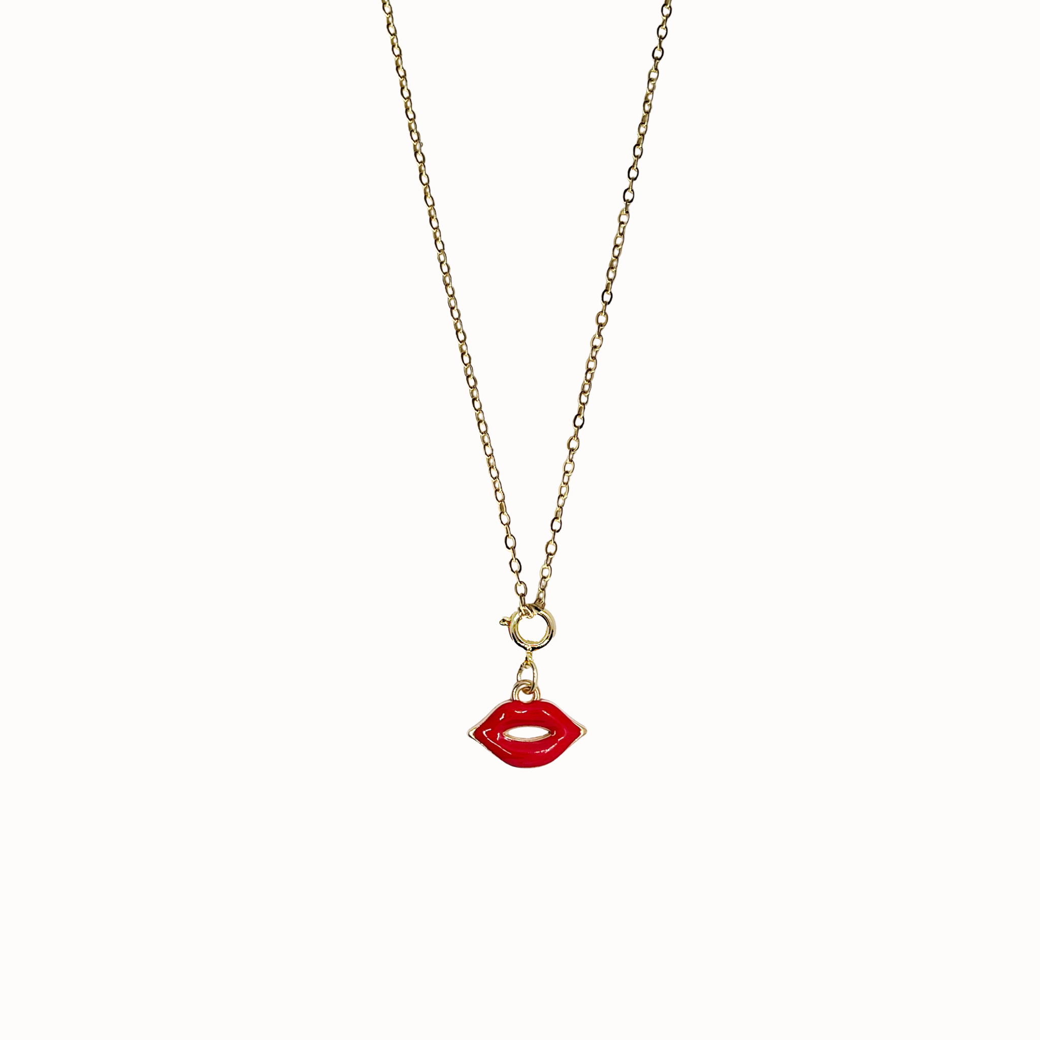 Red Lips Charm