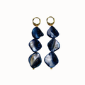 Triple Topaz Drop Earrings