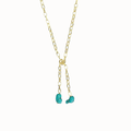 Turquoise Lariat Necklace