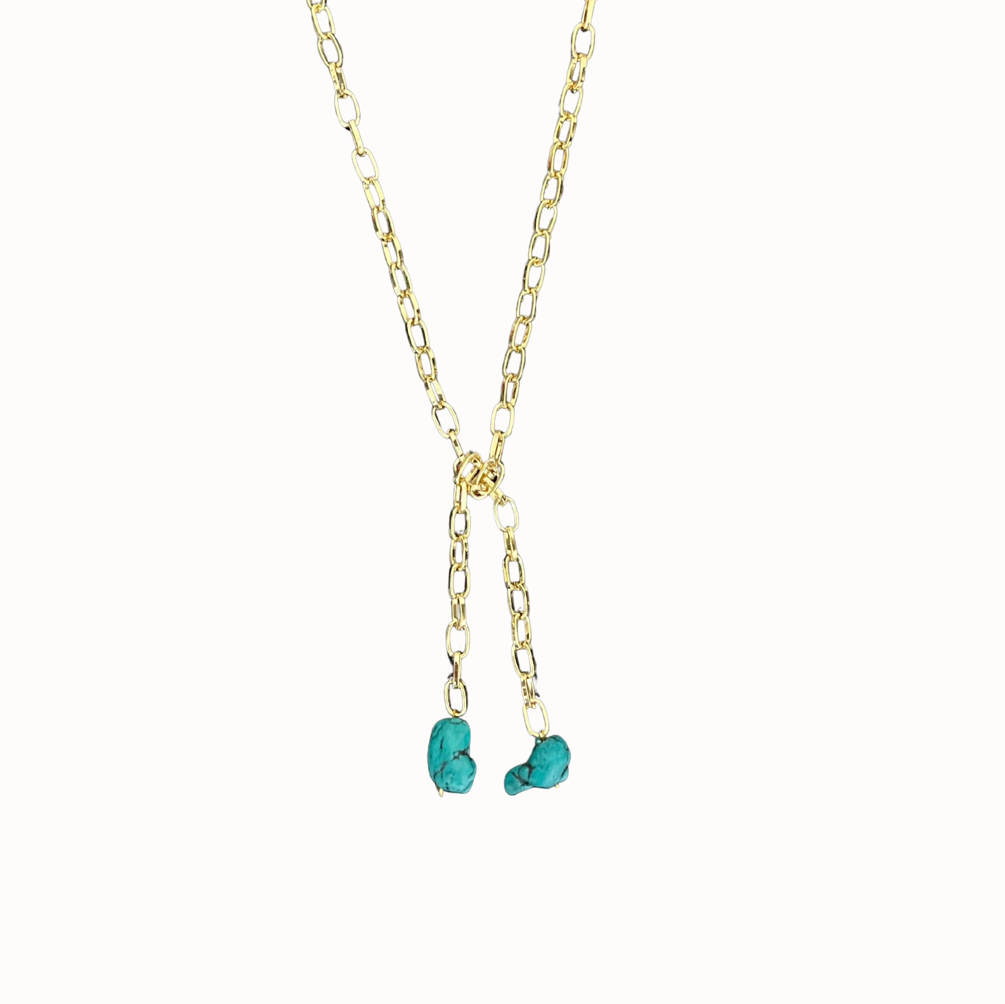 Turquoise Lariat Necklace