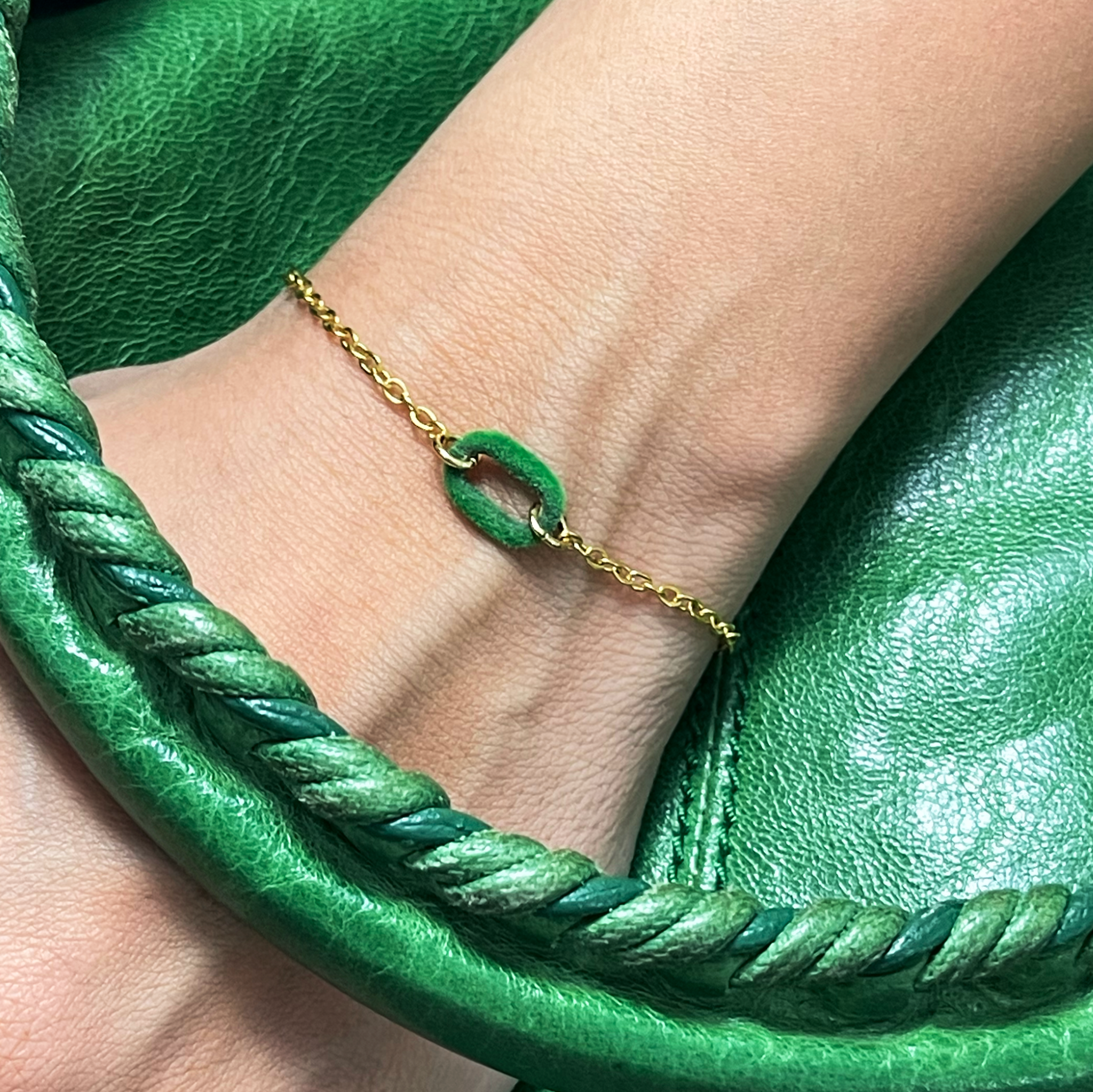 Velvet Green Bracelet