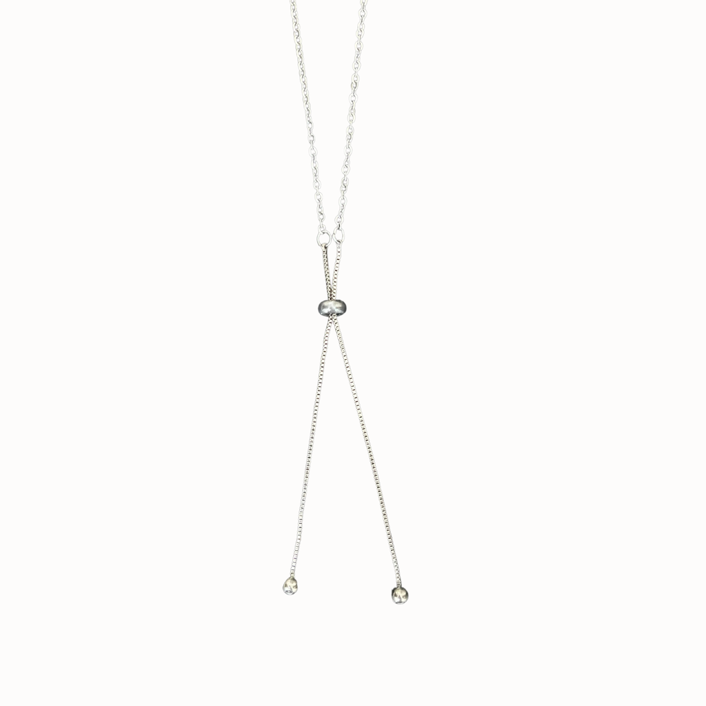 Y-Chain Lariat in Silver