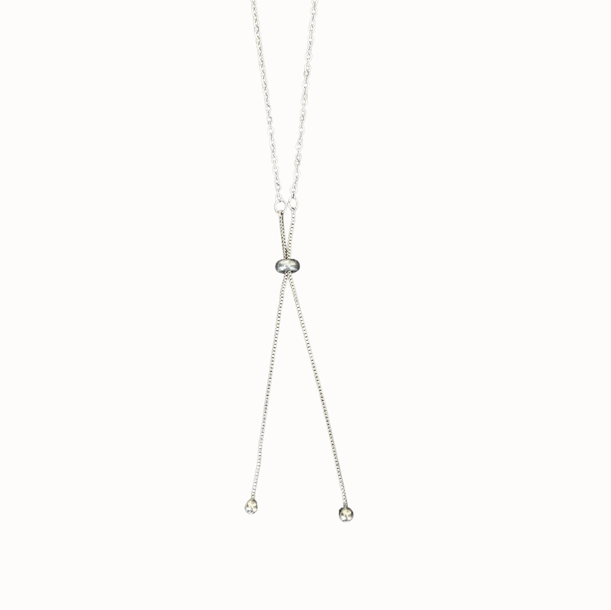 Y-Chain Lariat in Silver